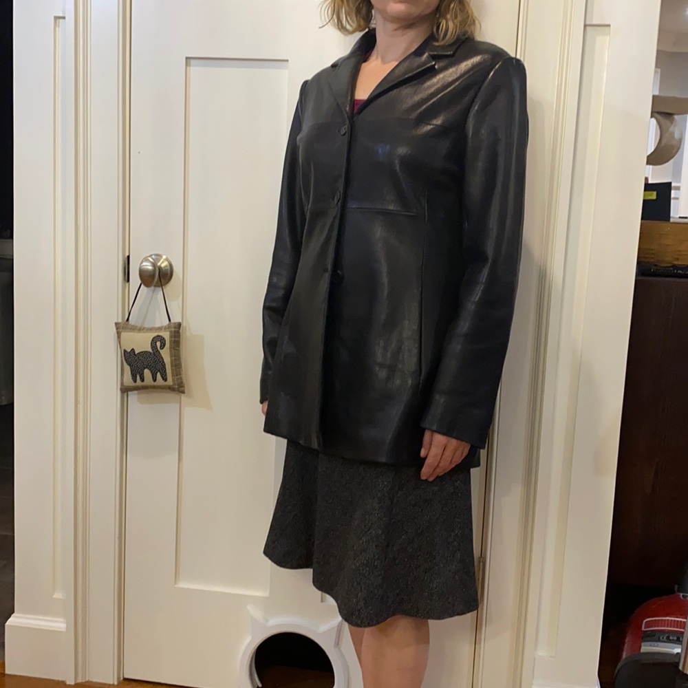 Jones NY Leather Jacket